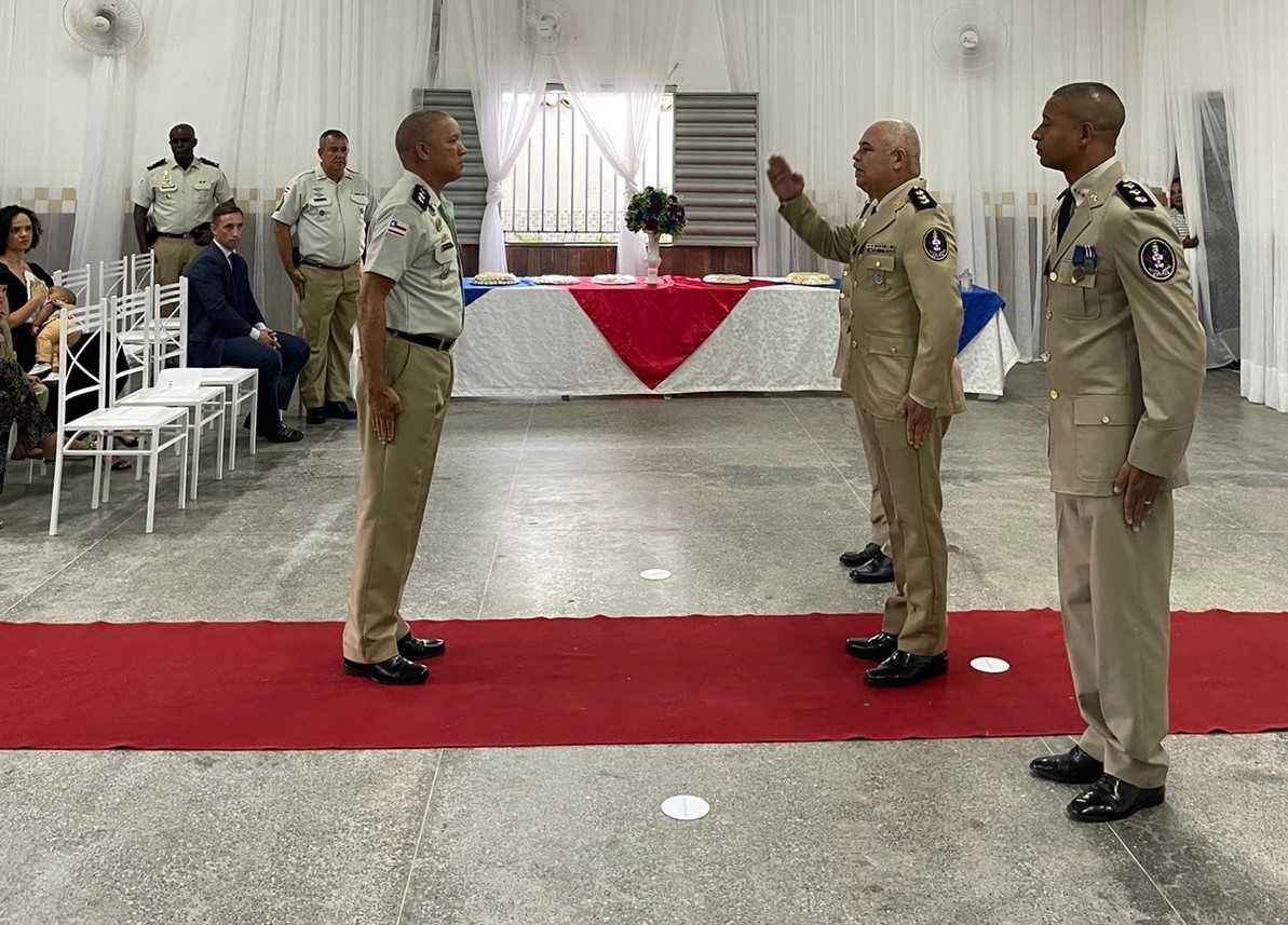 Camacã: Prefeito Paulo do Gás participa de solenidade da troca de comando da Polícia Militar